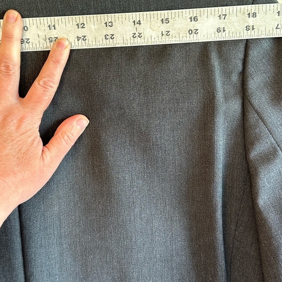 Banana Republic Lanificio Cerruti Tailored Fit Gray Classic Wool Blazer Sz 42R - Picture 8 of 14